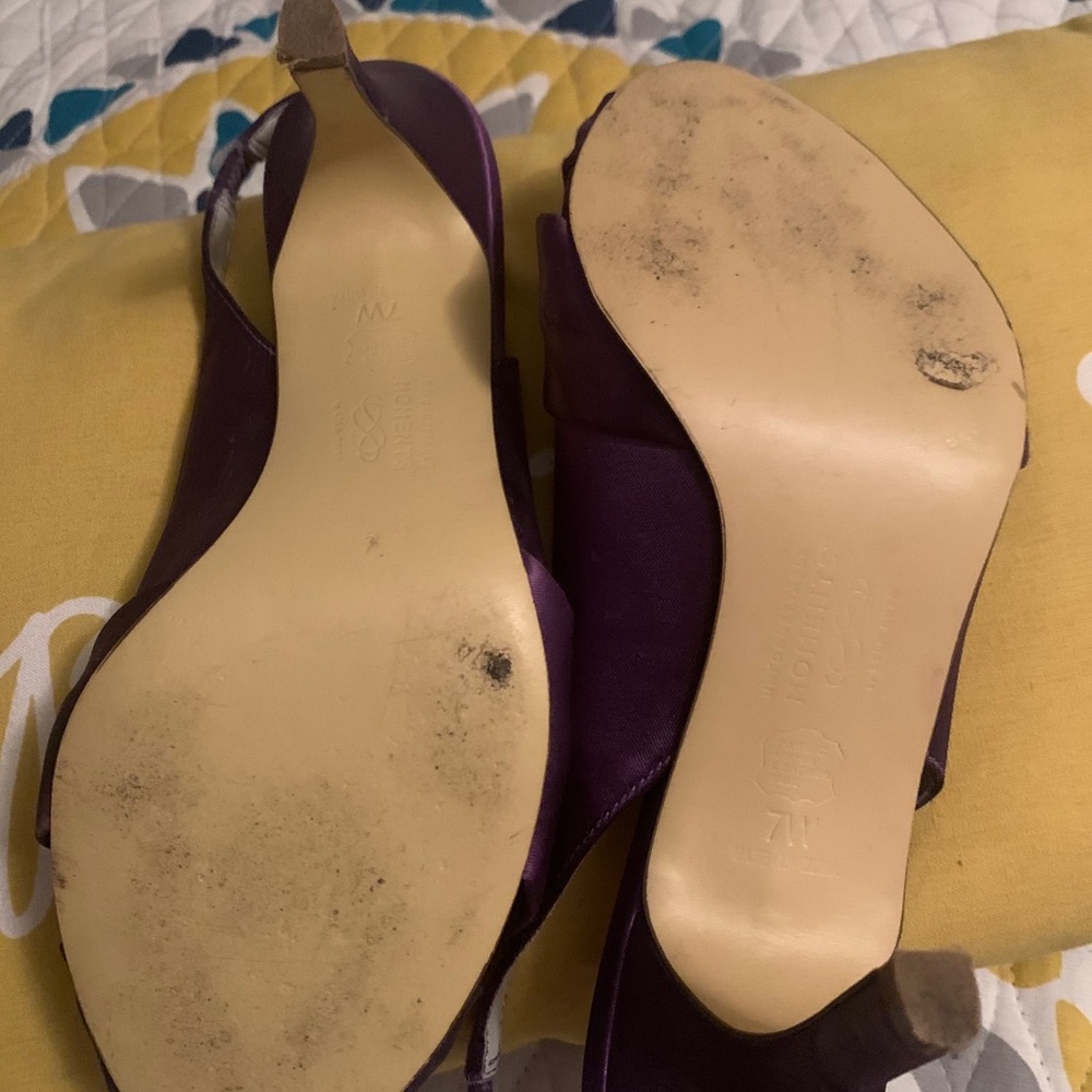 Deep Purple Elegant Heels - Picture 4 of 6
